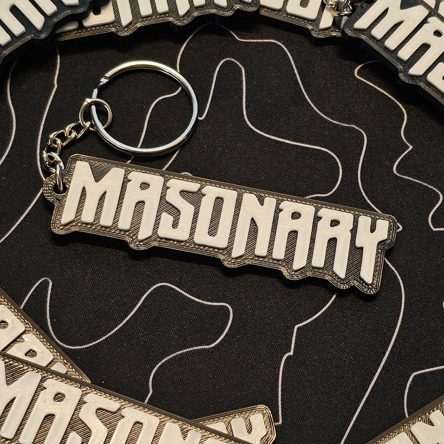 Artist Collaborations Masonary Keychain